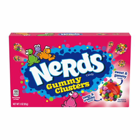 Nerds Gummy Clusters Theatre 85g - Pack of 12