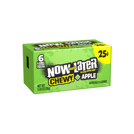 Now & Later Chewy Apple 26g  - Pack of 24