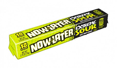 Now & Later  Extreme Sour 69g - Pack of 24