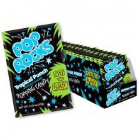 Pop Rocks Tropical Fruit Punch 9g - Pack of 24