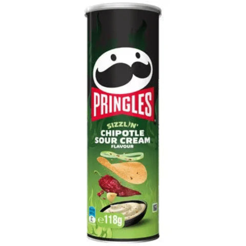 Pringles Sizzlin' Chipotle Sour Cream AUS 120g - Pack of 12