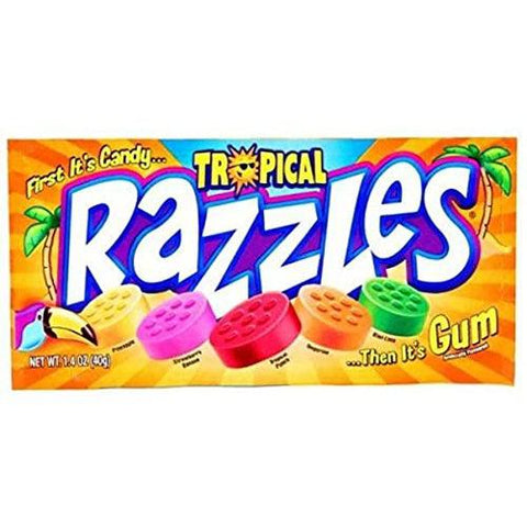 Razzles Tropical 39g - Pack of 24