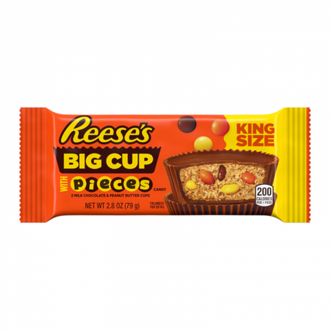 Reese's Peanut Butter Big Cup with Pieces 79g - Pack of 16