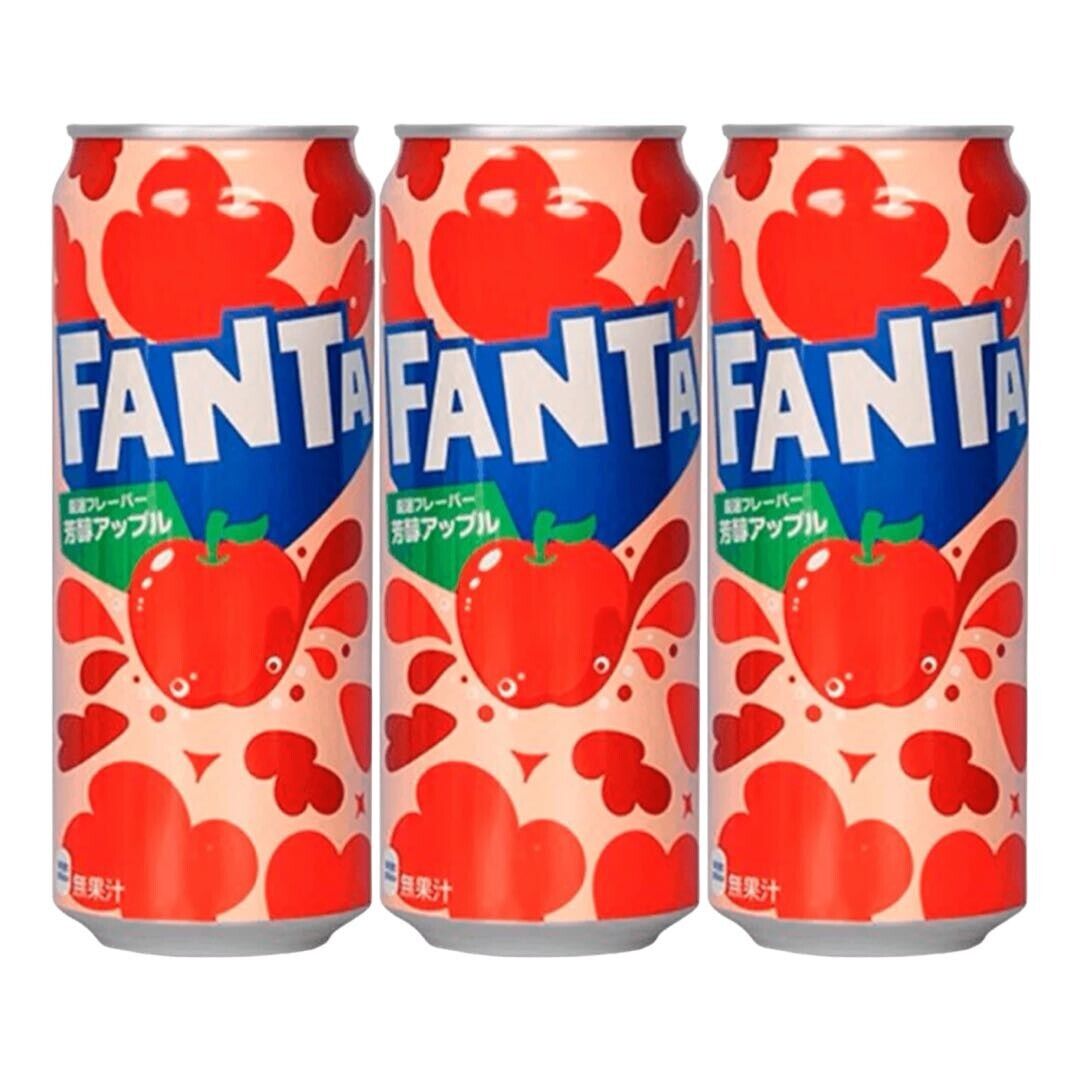 Fanta Red Apple (Japan) 500ml - Pack of 24