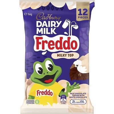 Cadbury's Freddo Milky Top Peg Bag AUS 144g - Pack of 14