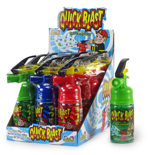 Novelty Quick Blast Sour Candy Spray 57g - Pack of 12