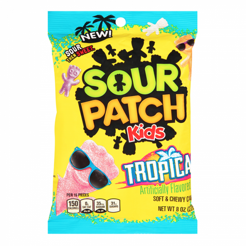 Sour Patch Kids Tropical 226g - Pack of 12