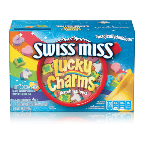 Swiss Miss Cocoa with Lucky Charms Marshmallow 260g - Pack of 8