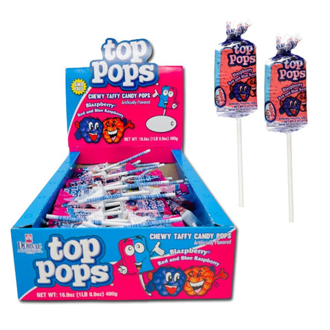 Top Pops Blazpberry 7g - Pack of 48