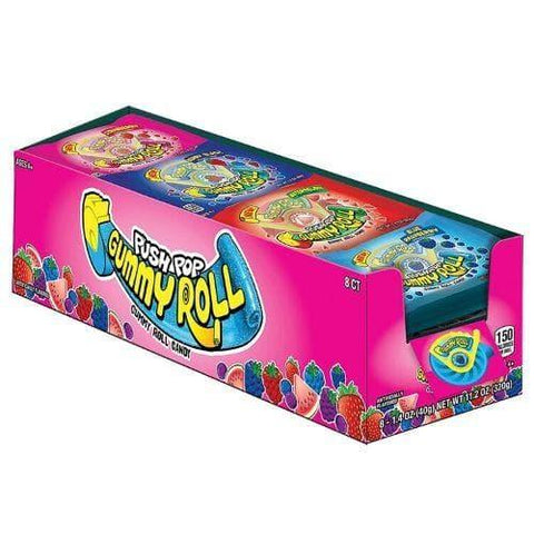 Topps Push Pop Gummy Roll 39g - Pack of 8