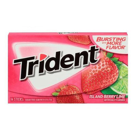 Trident Island Berry Lime 31g - Pack of 12