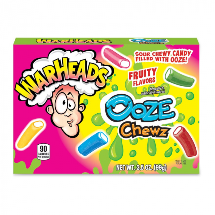 Warheads Ooze Chewz Theatre 99g - Pack of 12